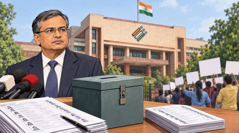 Gyanesh Kumar controversy and Election Commission of India amid public scrutiny